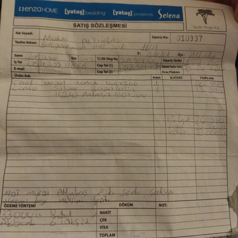 Garanti Kapsamında Yatak Çöküyor Değişim Reddedildi