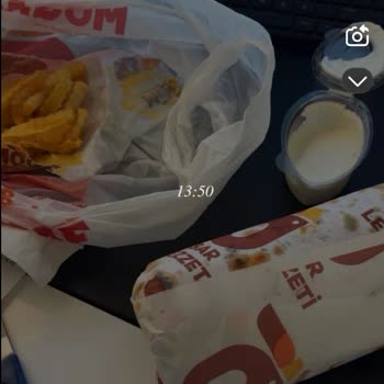 Trendyoldan Verdiğim MOGAF Siparişinde Cheddarlı Patates Yok, Döner Boş Ve Sos Eksik