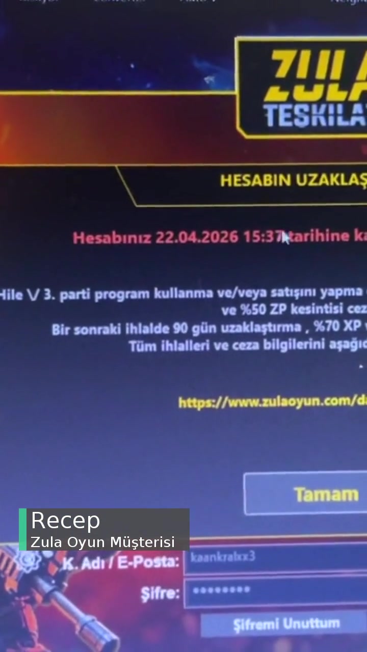 Zula Oyun Haksızlığa Uğradım, Hile Kullandığım Söyleniyor! videonun kapak resmi