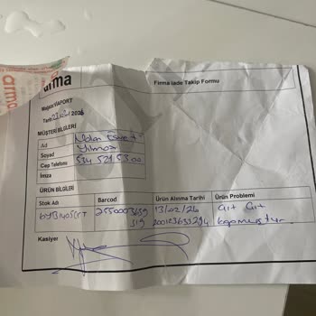 Viaport Arma Life'de Çıtçıtlı Cekette Kopan Düğmeler Ve Geciken İade Süreci