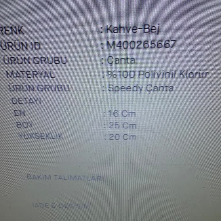 Web Sitesindeki Ölçü Çelişkileri Ve İptal Hakkının Reddedilmesi