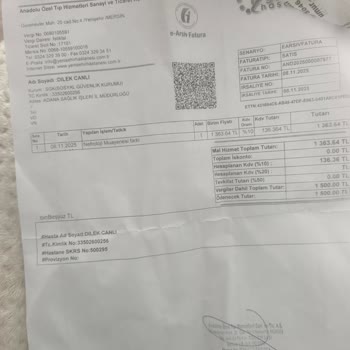 Sigortam Olmasına Rağmen Dr B*****’in Yetersiz Muayenesi Nedeniyle 1500 TL Ödeme Zorunda Kaldım