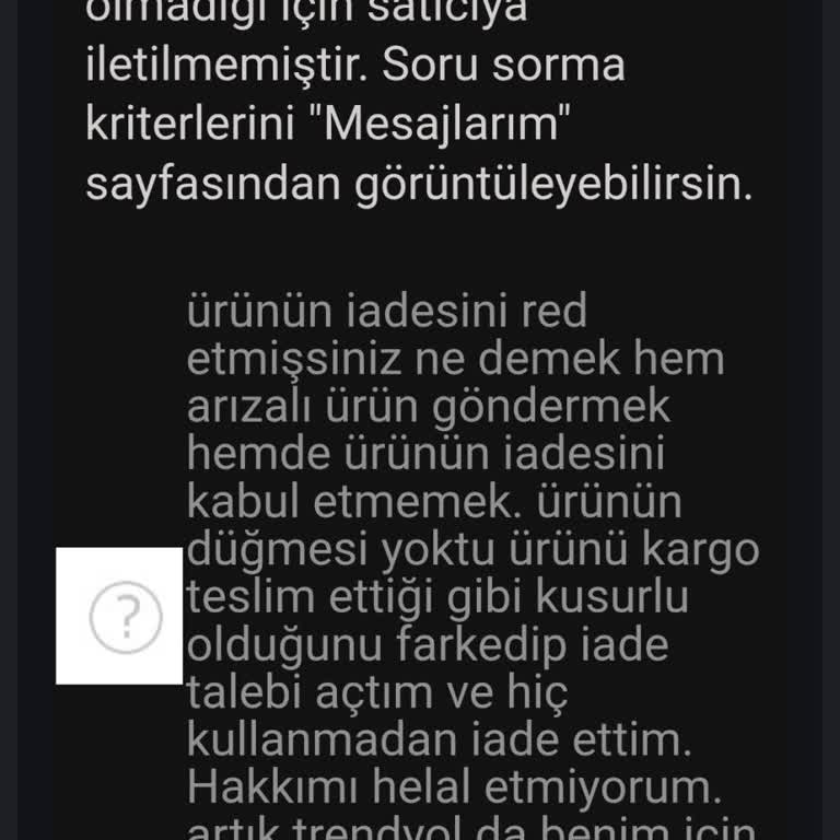 Kusurlu Ürün İade Reddi Ve Trendyol’da Tüketici Hakları İhlali