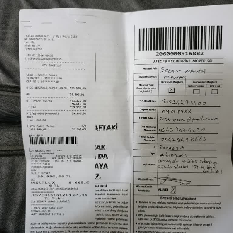 A101'den Alınan Motorun Teslim Edilmemesi Ve İade Reddi