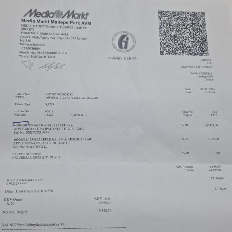 Yeni Tablet'in Şarj Sorunu Ve Media Markt Mağazasının Çözüm Sunmaması