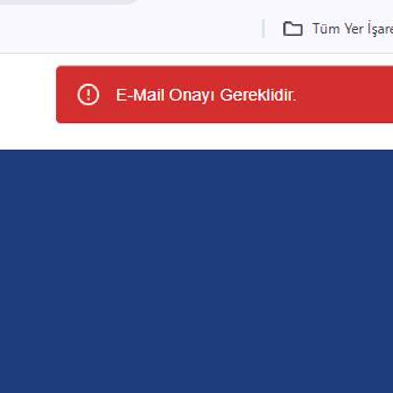Doğrulama Kodu Gelmediği İçin Üyelik Aktifleştirilemiyor