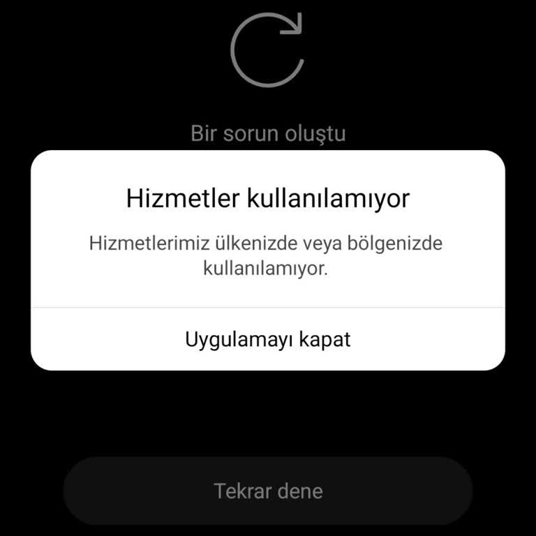 TikTok Bölge Kısıtlaması Nedeniyle Android Cihazımda Giriş Engellendi