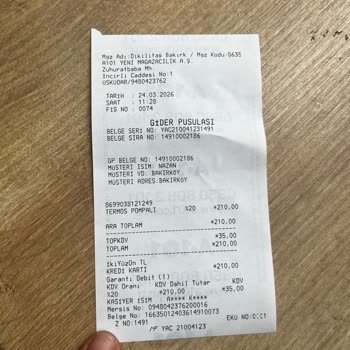 A101 İncirli Şubesi Kaba Üslup Ve İade Reddiyle Müşteriyi Mağdur Ediyor