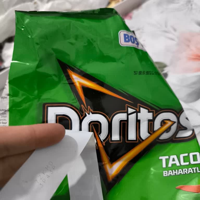 Açılmamış Doritos Paketi İçinde Kullanılmış Kazandirio Kampanya Kodu
