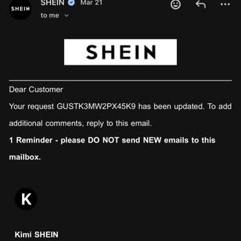 SHEIN Customer Complaint – Missing Order After Delivery Confirmation