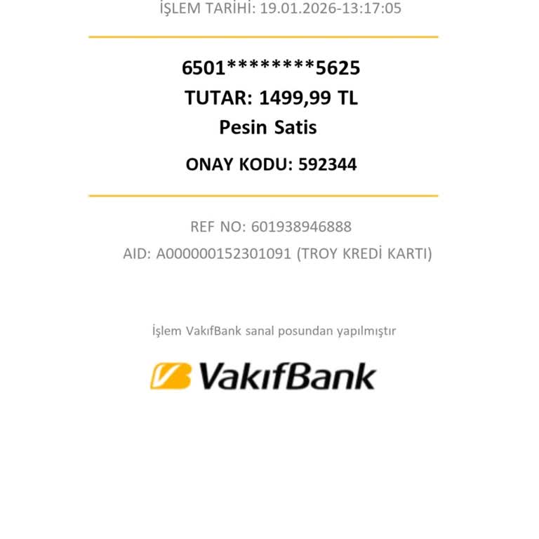 Organic Scarfs 1500 TL Ücret İadesi Ve Ürün Gönderilmemesi