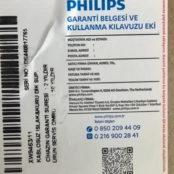 Philips Süpürge Sürekli Mo Arızası, Servis Çözüm Bulamıyor, Para İadesi Talebi