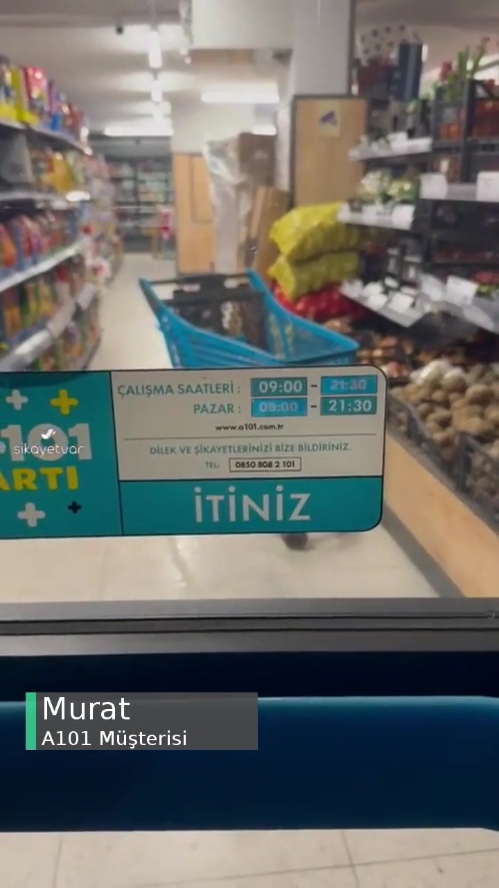 A101 24.03.2026 19:50 Civarında Antalya Kepez Köprübaşı Şubeden Kovuldum! videonun kapak resmi