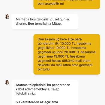 19.000 TL EFT’imin Sekabet Hesabına Yansımaması