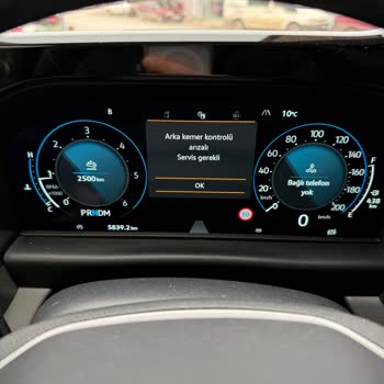 Volkswagen Emniyet Kemeri İkaz Lambası Sürekli Yanıyor