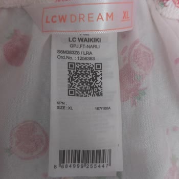 LCW Söke Mağazasından Alınan Pijama İlk Giyimde Dikiş Açıldı, İade Talep Ediliyor