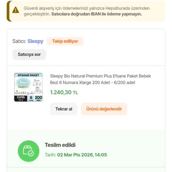 Siyah Lekeli Bebek Bezinde Hijyen Endişesi Ve İade Talebi