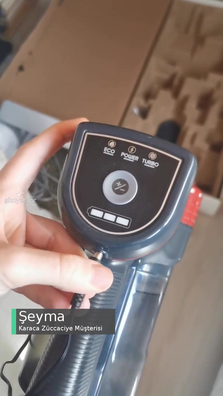 Karaca Şarjlı Dikey Süpürge Bozuk videonun kapak resmi