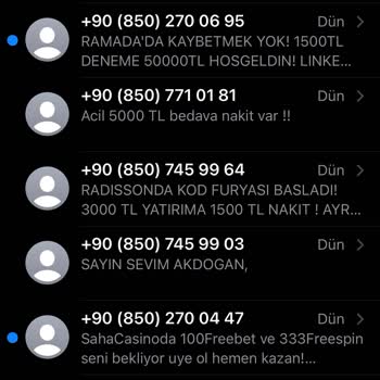 Özel Numara Olarak Verilen Hattın Bahis Sitelerinde Kullanılması Ve Çözüm Bulunamaması