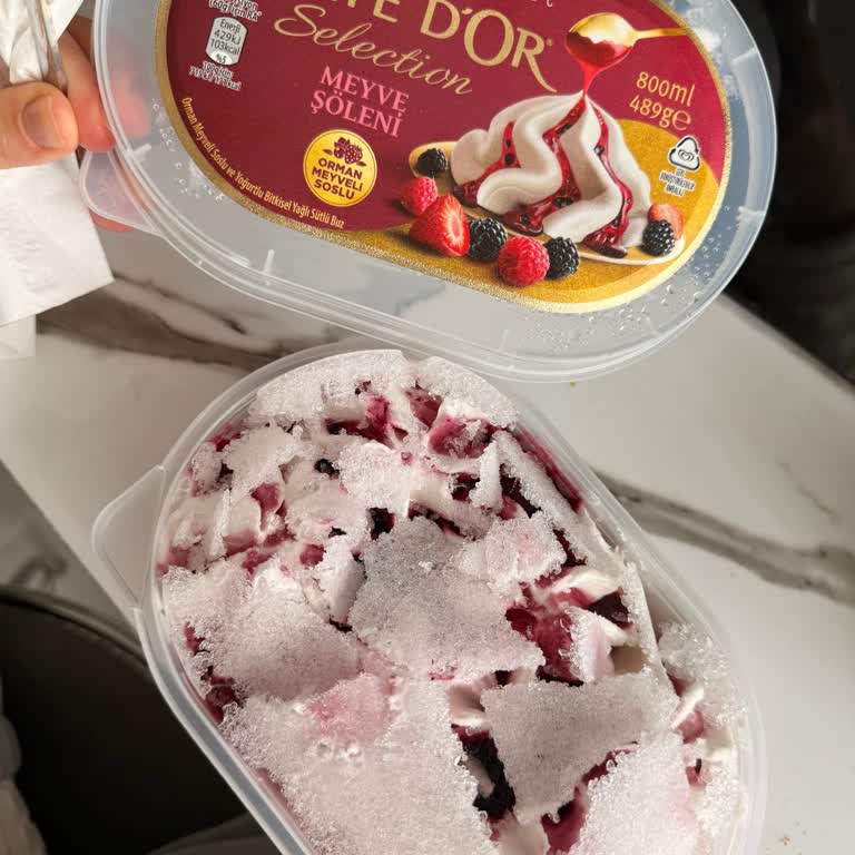 Erimiş Ve Tekrar Donmuş Dondurma İçin İade Talebi