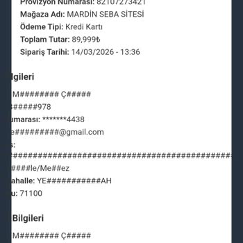 İPhone 17 512 GB Siparişimin Kargoya Verilmemesi Ve Bilgi Eksikliği