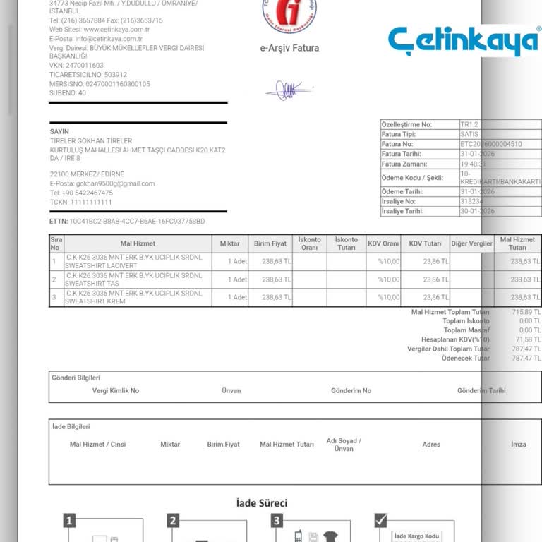 Kampanyada Eksik Sweatshirt Ve Cevapsız Müşteri Hizmetleri