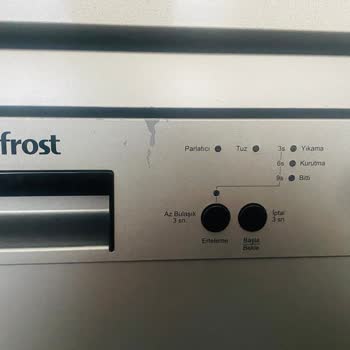 Vestel Bulaşık Makinesinin Ön Panelindeki Boya Dökülmesi Kalite Hatası Ve Ücretsiz Değişim İsteği