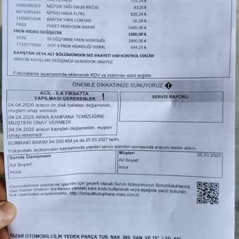 Garanti Kapsamındaki Triger Kayışı Ve Devirdaim Seti Değişimi Toz Gerekçesiyle Reddedildi