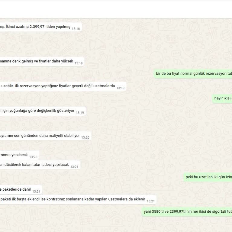 Booking.com Üzerindeki Araç Kiralama Uzatmada Beklenmedik Yüksek Fiyat Farkı