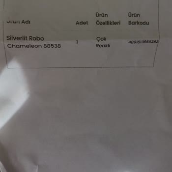 Sipariş Edilen 4600 TL Robot Yerine 1800 TL Plastik Parça Geldi