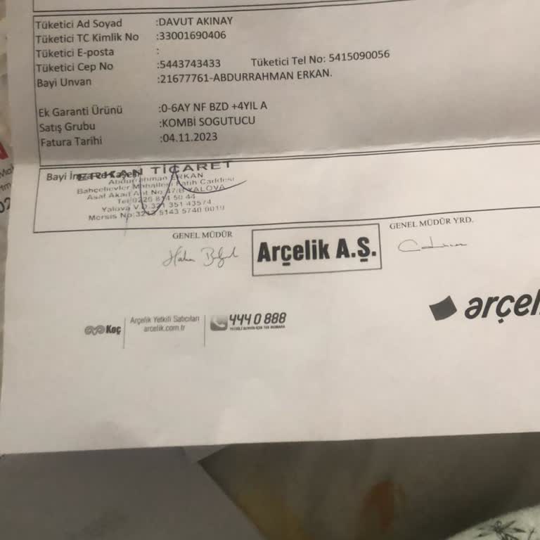 Arçelik'te Garanti Reddi Haksızlığı Ve Paslanma Şikayetim