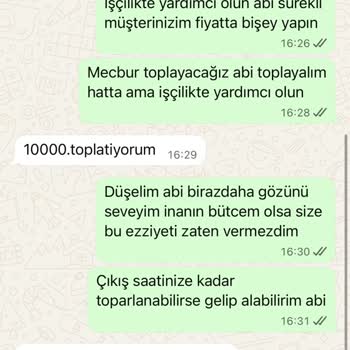 Araç Serviste Bilgilendirme Ve Onay Almadan Ücret Talep Edildi