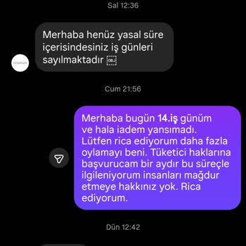 İade Ödemesi Gecikmesi Ve Telefon Açılmaması