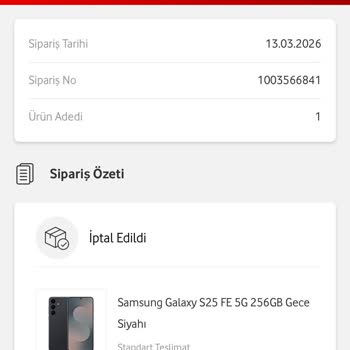 Sipariş İptali Ve Ödeme İadesi Gecikmesi Nedeniyle Mağdur Oldum