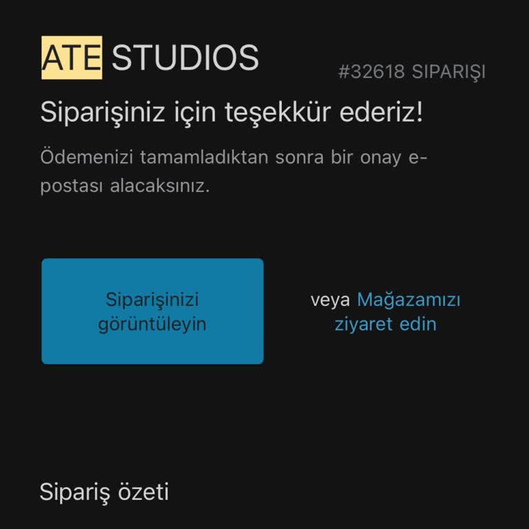 Ate Studios Kargo Takip Bilgisi Vermedi, Ücret İadesi Bekliyor