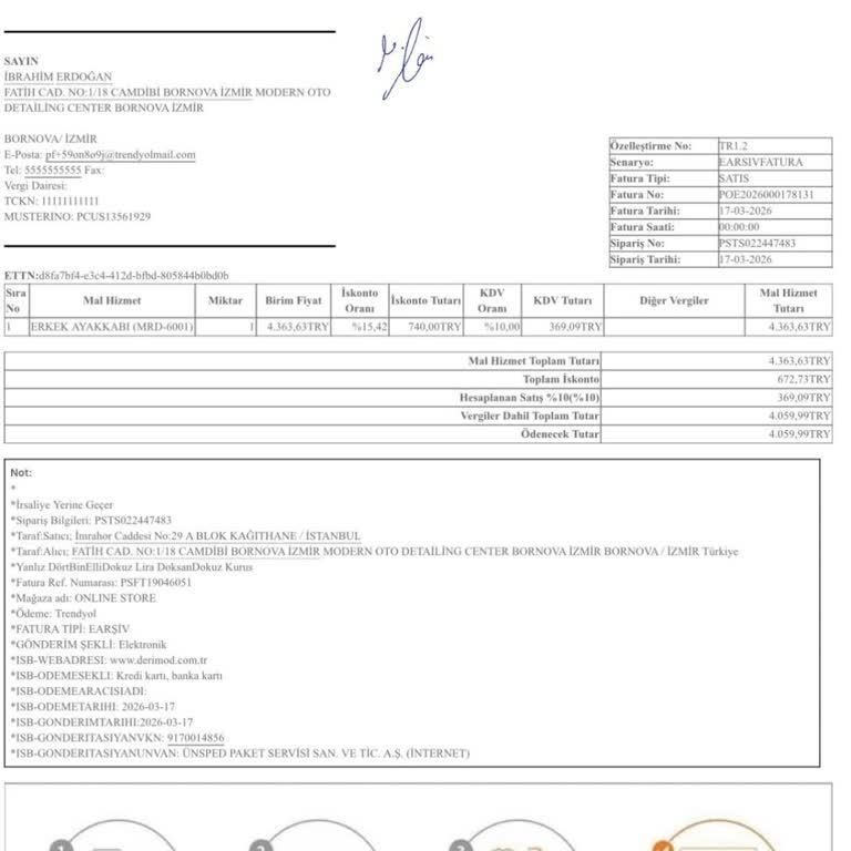 Derimod Trendyol Ürünlerinde Ücretsiz Yarım Numara Küçültme Hakkı Reddediliyor