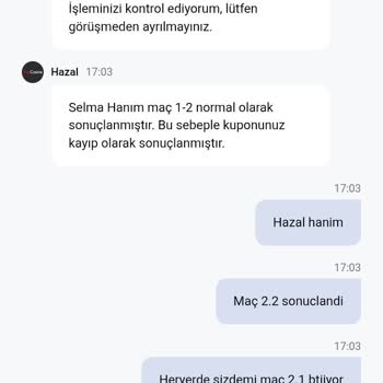 Vaycasino’da Maç Sonucu Hatası Nedeniyle 477 TL Kazancım Yanlışlıkla Kaybetti