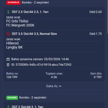 Vaycasino’da Maç Sonucu Hatası Nedeniyle 477 TL Kazancım Yanlışlıkla Kaybetti