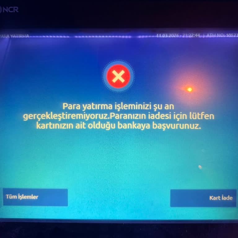 ATM Para Yatırma İşleminde 10.600₺ Eksik Kaldı Ve Banka Destek Sunmadı