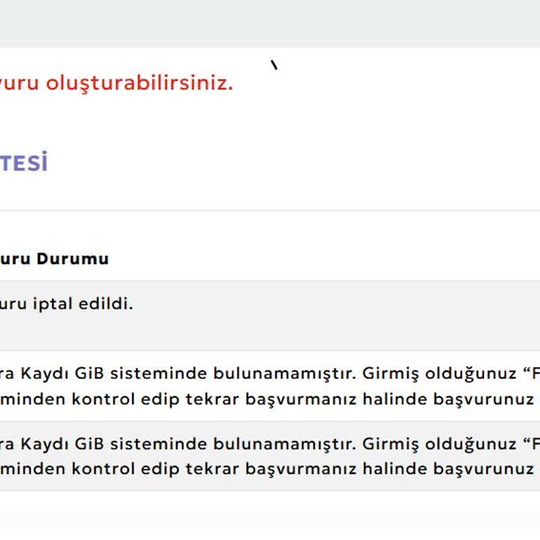 Media Markt Faturasının GİB Sisteminde Tanınmaması Ve Tekrarlayan Hata