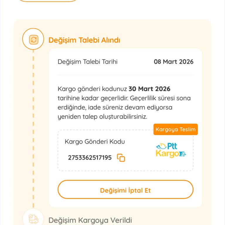 Ayakkabı Beden Değişiminde Sistem Tutarsızlığı Ve Yanlış Gönderim