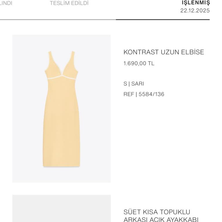 Kadın Elbisesinin 1.090 TL İade Tutarı Ödenmedi