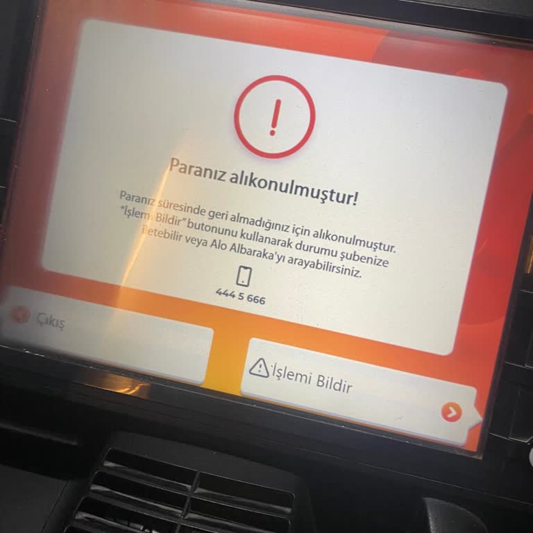 Albaraka Atm’de Para Yatırma İşlemi Tamamlanmadı Ve Eksik Tutar Hesaba Yansımadı