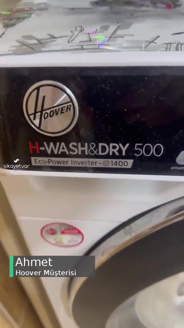 Hoover Dry& Wash Kurutmalı Çamaşır Makinesi Mağduriyeti! videonun kapak resmi