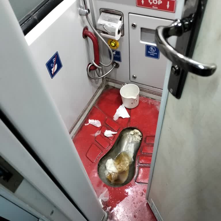 Doğu Ekspresi Lavabo Tıkanıklığı Ve Hijyen İhmali