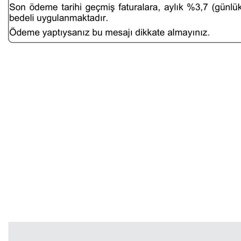 Faturamda Görülen 0,27 TL Borç Ve Sürekli Gecikme Faizi Sorunu