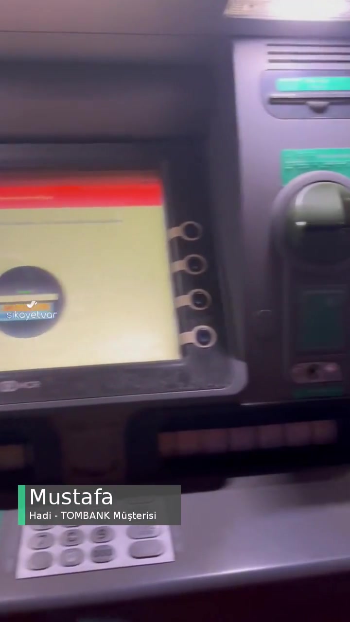 Hadi - Tombank Para Yatırırken ATM Paramı Yuttu! videonun kapak resmi