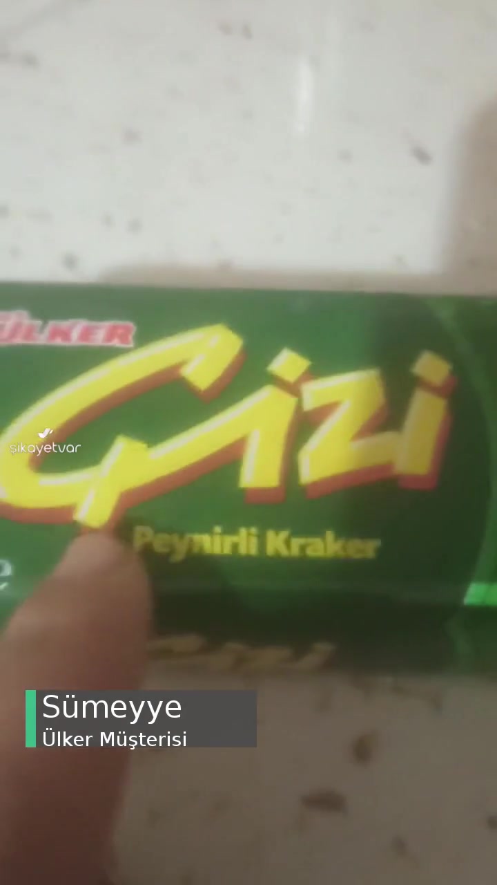 Ülker Çizi Aldım Peynirli Diye Sade Çıktı! videonun kapak resmi