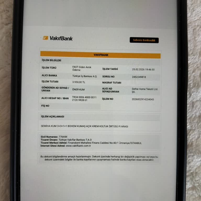 Bohem Krem Koltuk Kılıfı Gönderilmedi Ve Bilgilendirme Yok