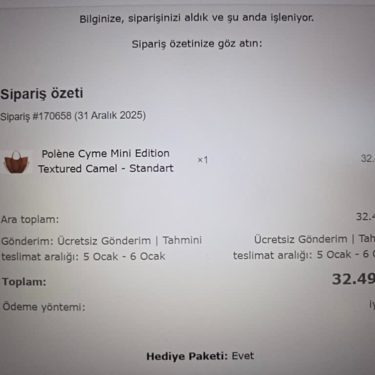 Logosu Silinen Çanta İçin Değişim Talebi